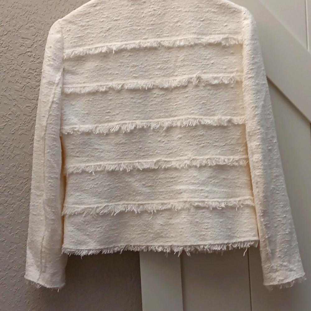 REBECCA TAYLOR..LIGHTWEIGHT TWEED JACKET..SIZE 6 - Picture 2 of 7